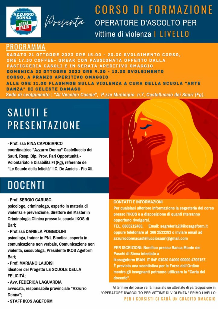 Sembra sempre impossibile finché non viene realizzato. Danza durante la giornata evento per Operatori d'ascolto per vittime di violenza.